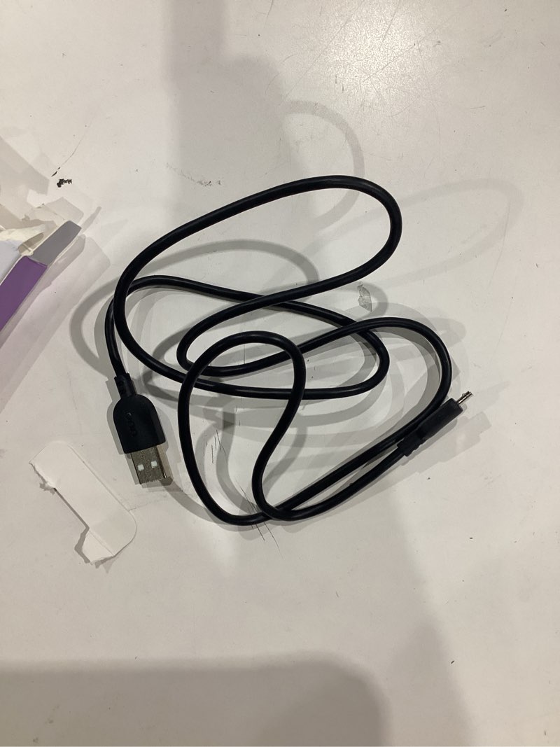 Condition photo showing As Is for onn 3ft micro-usb to usb charging cable, black