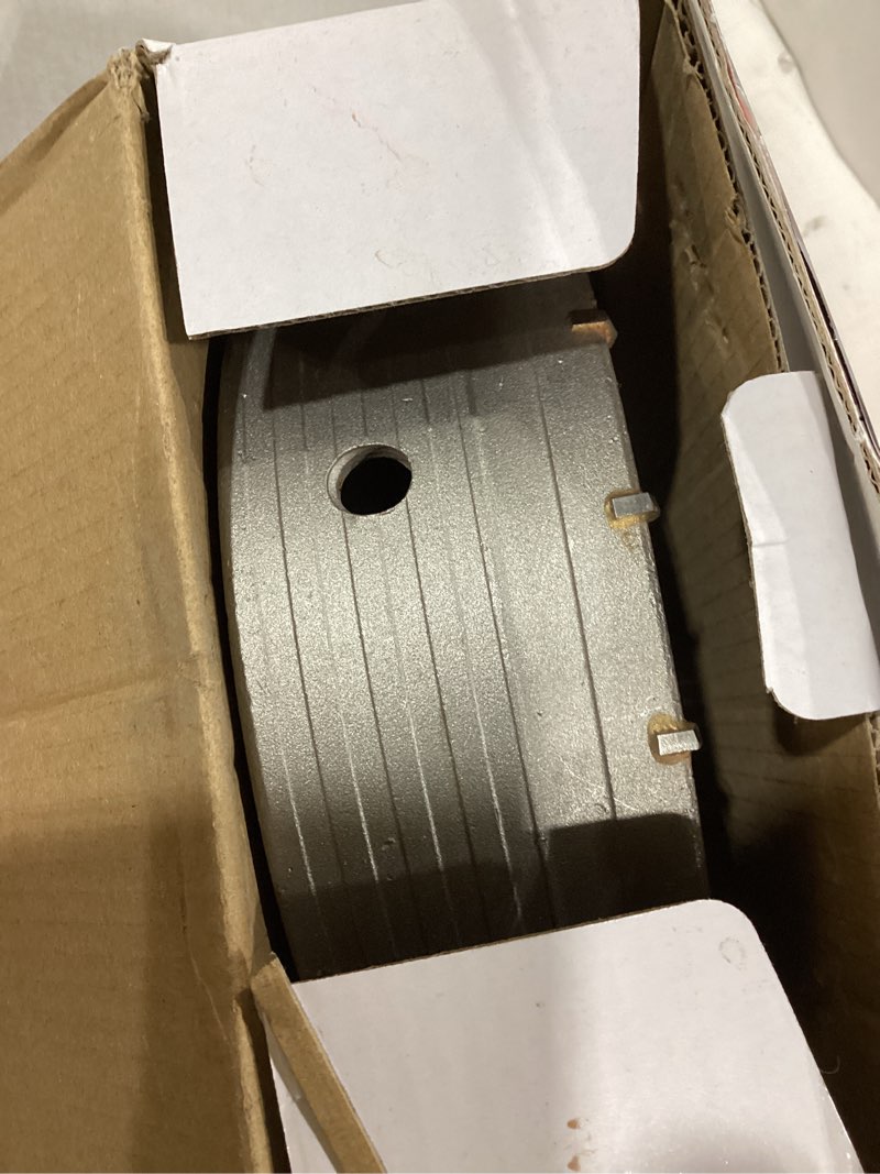 Condition photo showing As Is for professional 6-5/16" (160mm) concrete hole saw 220mm sds plus & dust bag | masonry hole cutter set for concrete, brick, cement, stone, wall drilling