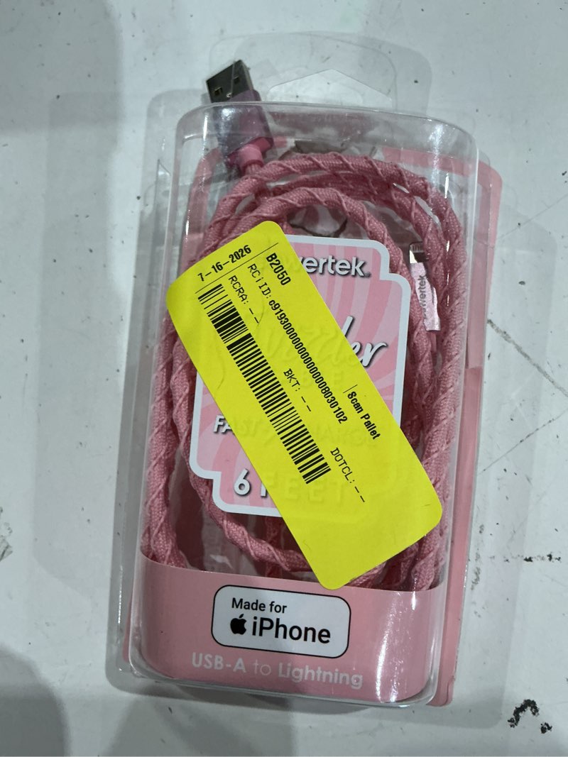 Condition photo showing Good Condition for liquipel powertek usb-a to lightning twizzler cable - pink