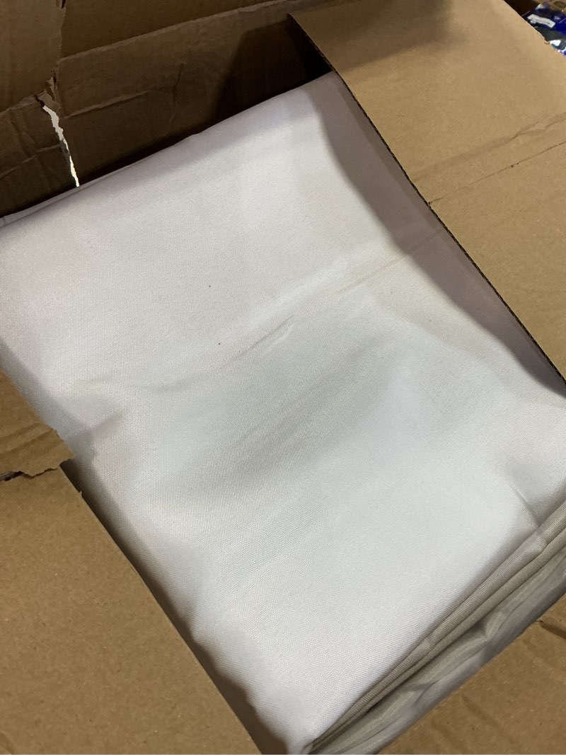 Condition photo showing Good Condition for 10-pack white tablecloths for rectangle tables, 60 x 102 inches, stain-resistant polyester fabric for 6 foot tables - washable table covers for weddings, banquets, birthday, parties, events white 60x102 in, 10 pack