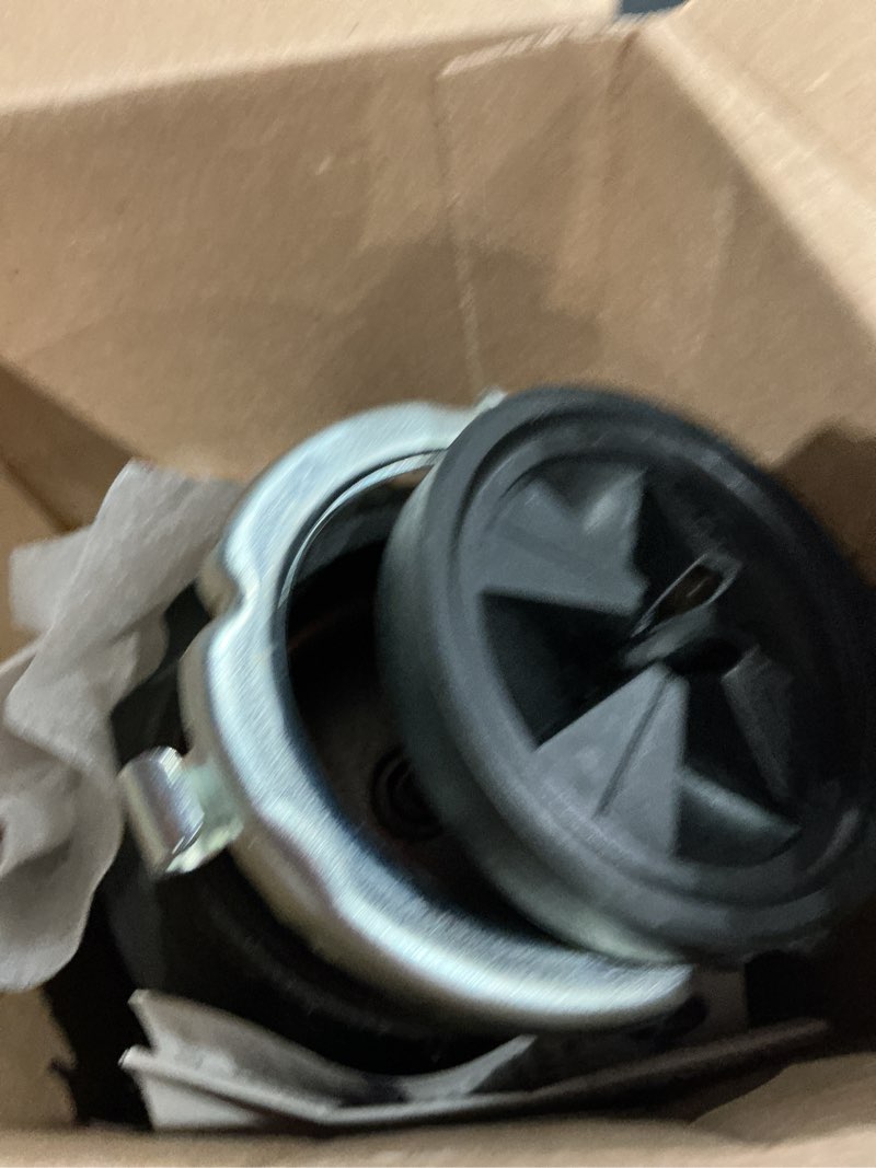 Condition photo showing As Is for insinkerator badger 1xl continuous feed 1/3-hp septic safe non-corded garbage disposal