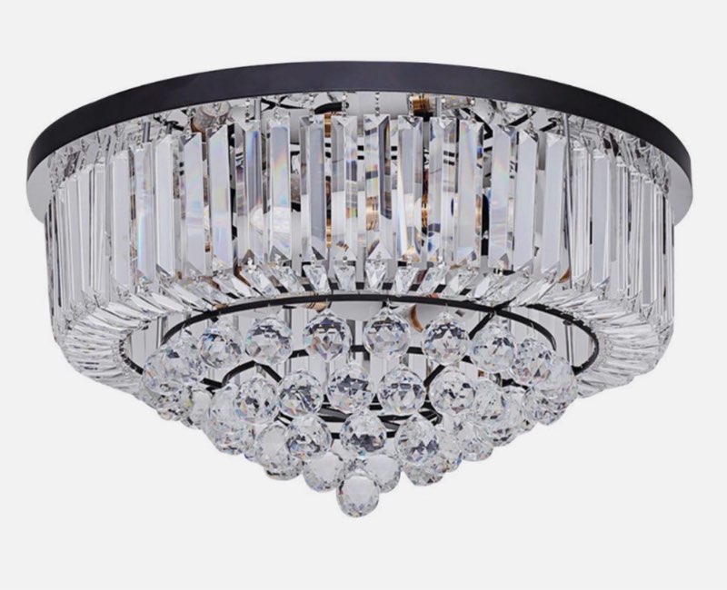 (SIMILAR)60cm Modern Crystal Chandelier Flush Mount Light Fixture Ceiling Lamp Lighting