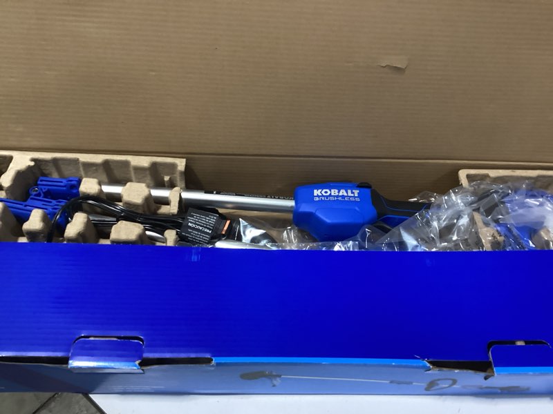 kobalt 24-volt 14-in straight shaft battery string trimmer 4.0 ah (battery included) (charger included)