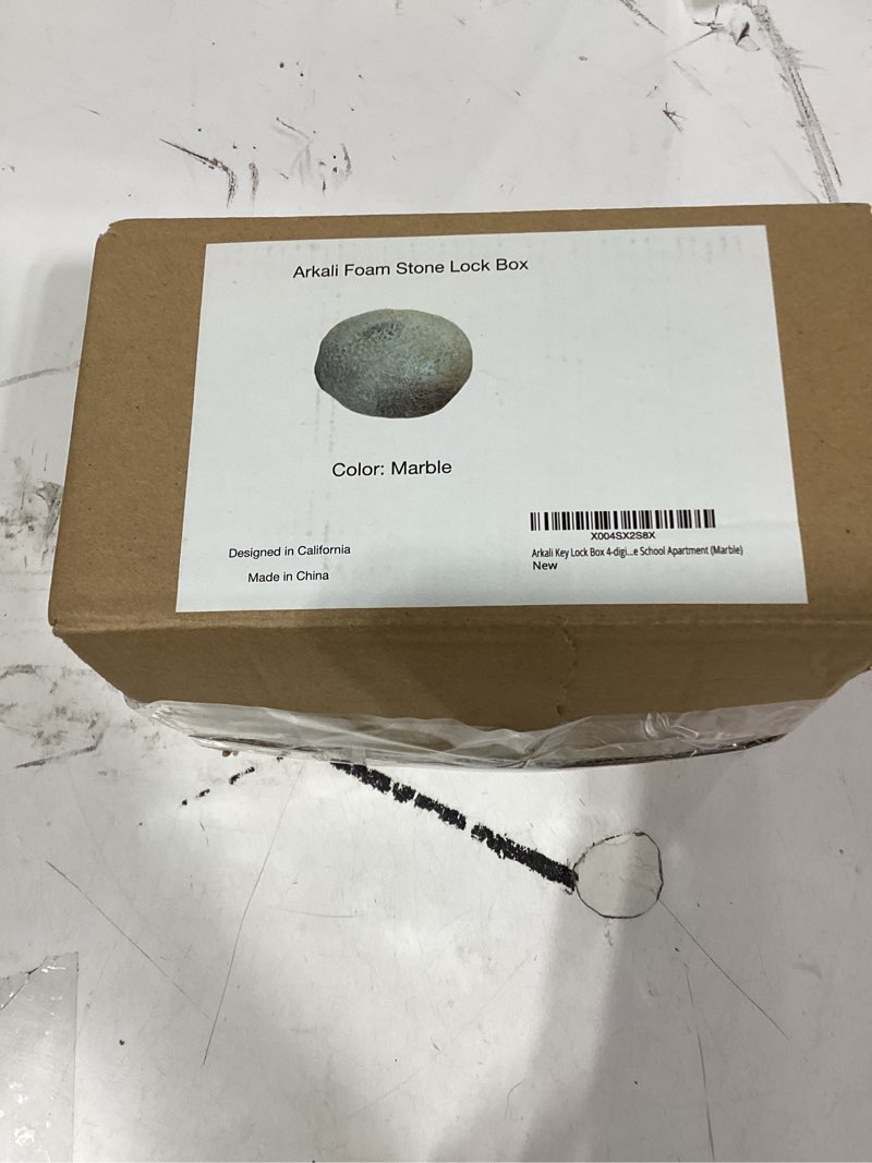 Condition photo showing Good Condition for Arkali XXL Hide Keys Fake Rock Lock Box, Hide a Key Stone Look-Like Outdoor with 4-Digits Combinatio