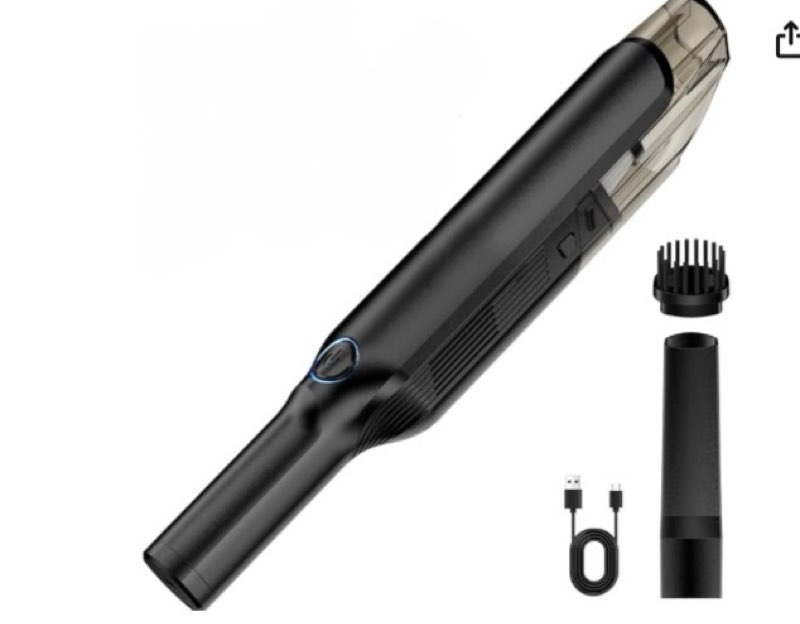 portable cordless car vacuum, handheld vacuum cleaner model czk-6650, 6000pa strong suction dust bus