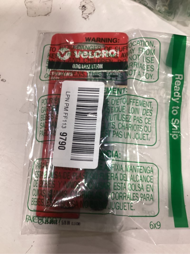 Condition photo showing New/Like New for velcro brand sticky back hook and loop fasteners, perfect for home or office, 5/8", pack of 15, black, coins
