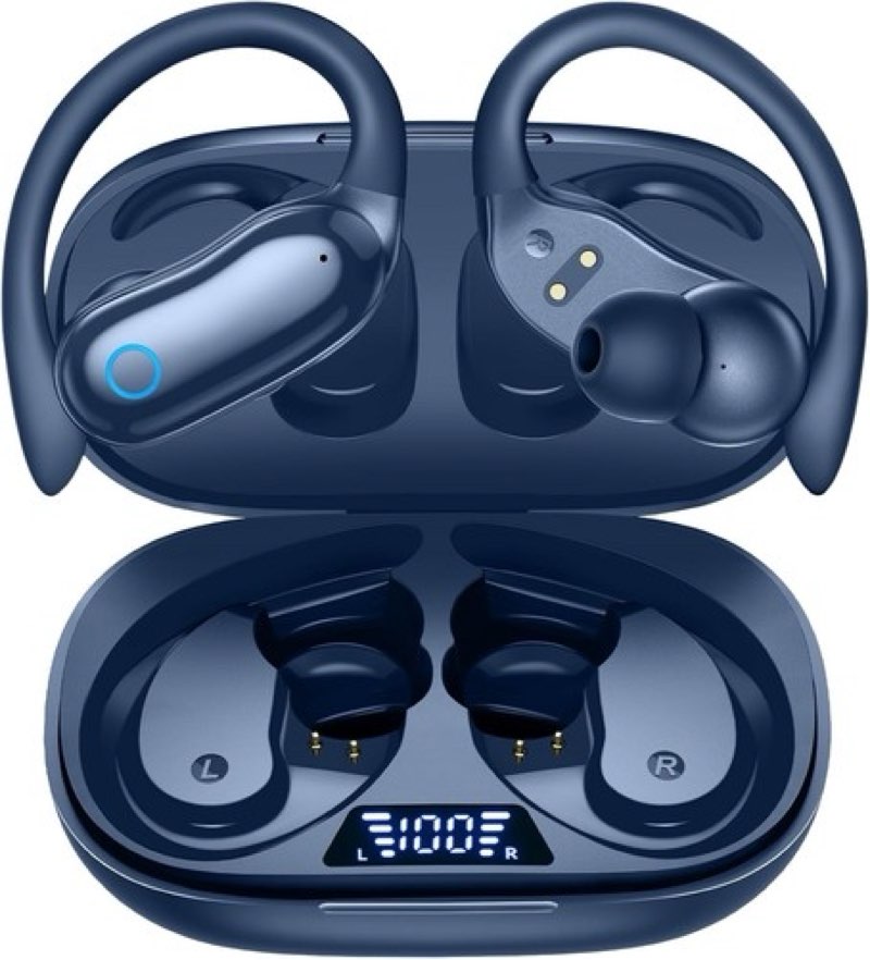 gnmn active noise cancelling ear buds wireless earbuds 96hrs playback bluetooth headphones dual batt