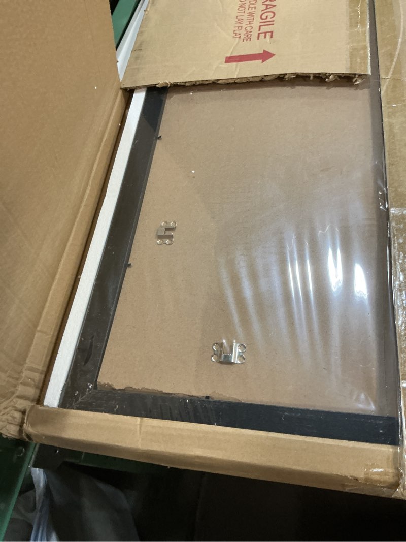 Condition photo showing New/Like New for LaVie Home 24 x 48 Picture Frame, Large Poster Frame with High Definition Plexiglass, Horizontal or Vertical Wall Gallery Poster Frames Suitable for Photos, Artworks, Posters,Puzzle, Black 1pc 24x48 Black