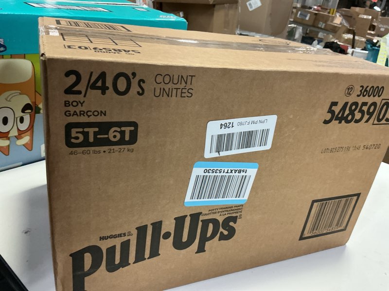 Condition photo showing New/Like New for Pull-Ups Learning Designs Disposable Training Pants - 5T-6T - Boy - 80ct