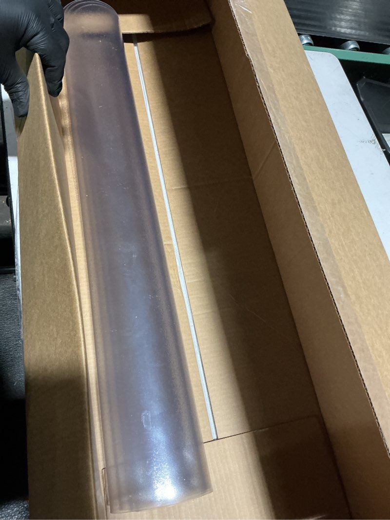 Condition photo showing Good Condition for Kuyal Clear Chair mat for Hardwood Floor 30 x 48 inches Transparent Floor Mats Wood/Tile Protection Mat for Office & Home (30" X 48" Rectangle) 30" X 48" Rectangle Clear