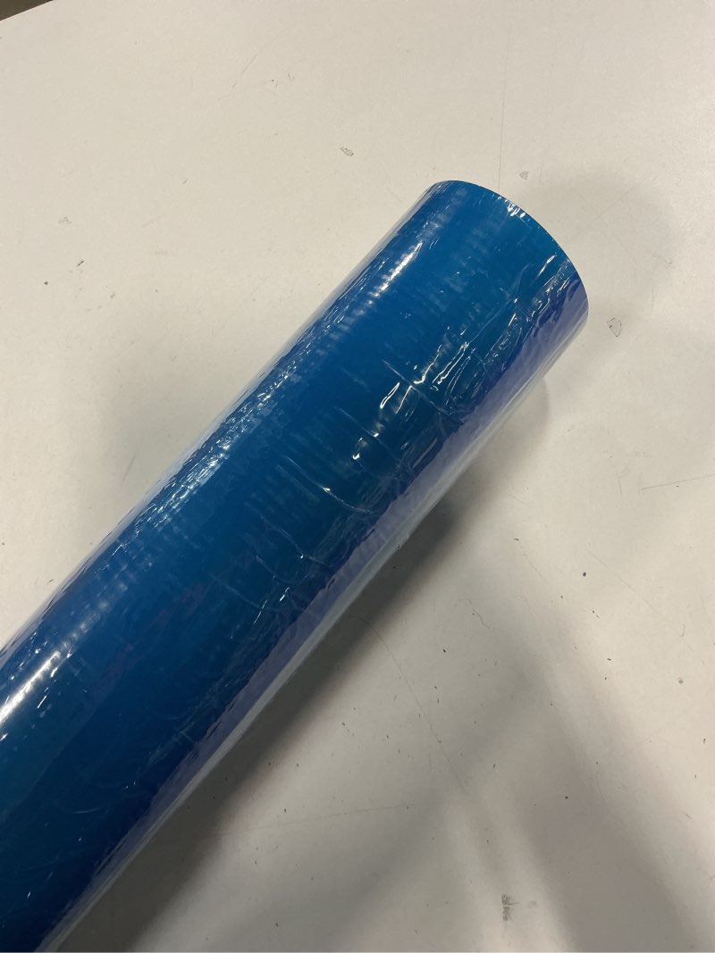 Condition photo showing Good Condition for Floor Protection Film, 24 inch x 200' roll, Made in USA, Blue Self Adhesive Floor Protector for Moving and Construction, Temporary Covering for Protection of Hardwood, Tile, Other Hard Surfaces