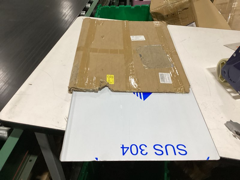 Condition photo showing New/Like New for billamb stainless steel cutting boards for the kitchen, suitable for meat, fruits, vegetables, bread, and baking large-sized cutting boards (50 x 40cm/19.7 x 15.7 in) 19.7"l x 15.7"w