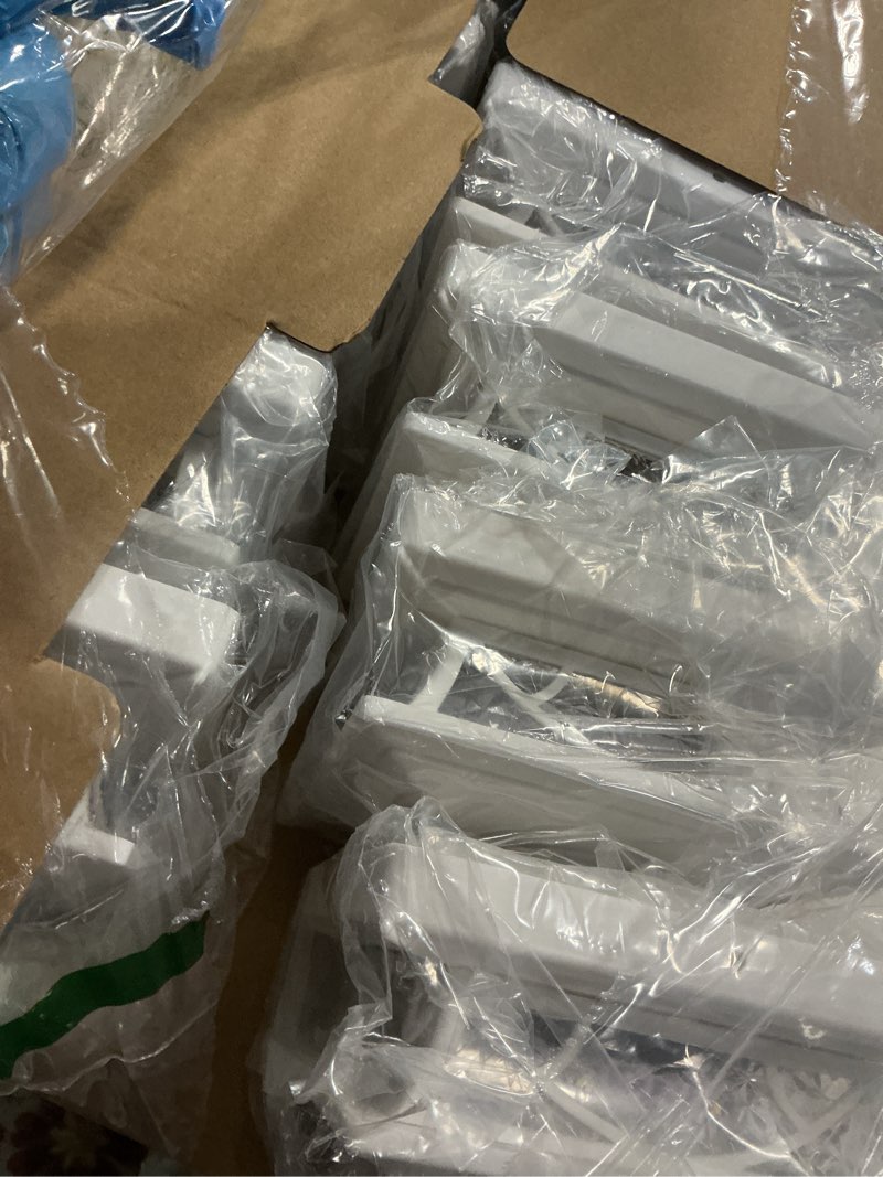 Condition photo showing Good Condition for jofios solar post cap lights outdoor 12 pack, white deck fence post lights solar powered with 16 leds 2 lighting modes, 4x4/5x5/6x6 waterproof for garden patio porch backyard white 12