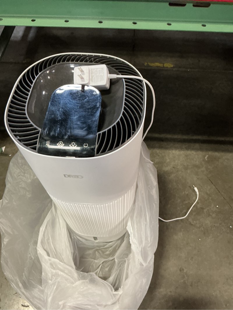 Condition photo showing As Is for dreo smart evaporative humidifier large room up to 1000ft², 800ml/h high output air humidifiers for bedroom, 10l, 50h long runtime with precise humidification for plants, home, office, white, hhm774s