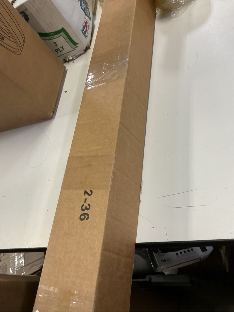 Condition photo showing New/Like New for AOSKY Linen Roller Blinds Shades for Indoor Windows Pull Down Cordless Blackout Black Out Window Shade 36 Inch Blinds for Home White White 36"W x 72"H