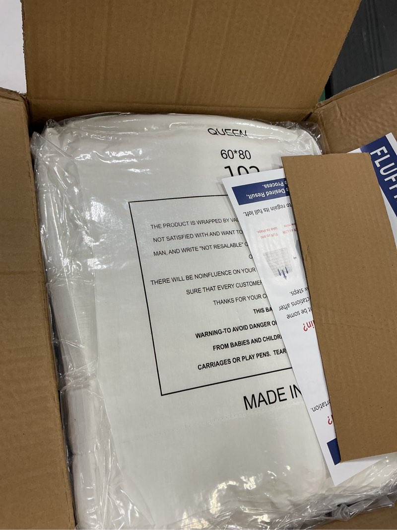Condition photo showing New/Like New for COONP Queen Mattress Topper, Extra Thick Pillowtop, Cooling and Plush Mattress Pad Cover Cotton Top Bed Topper Protector with 8-21 Inch Deep Pocket White Queen