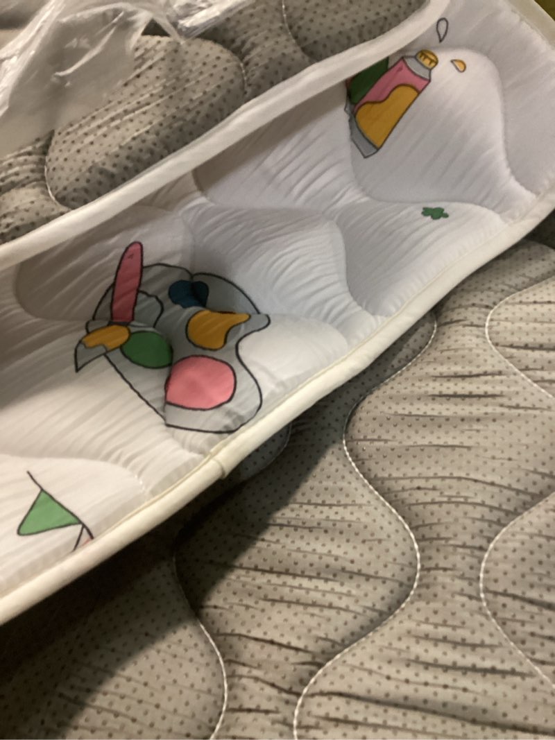Condition photo showing Good Condition for Vibe bear High-Density Foam Baby Play Mat,47x47 Inches Thicken One-Piece Infants Crawling Mat,Comfortable and Soft Baby Playmat,Non Slip Washable Floor Mat for Babies,Infants,Toddlers Fun Childhood 47" x 47"