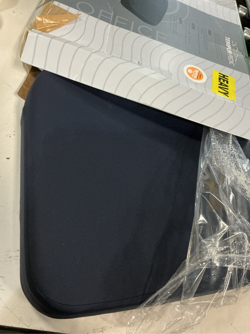 Condition photo showing Good Condition for tempur-pedic seat cushion, medium , dark navy blue