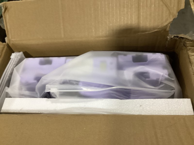 Condition photo showing Good Condition for Pilates Board,Foldable Pilates Reformer Equipment with Timer, Multi-Purpose Portable Pilates Reformer Machine Home Pilates Kit for Home Workout,Fitness,Exercise,Abs Purple