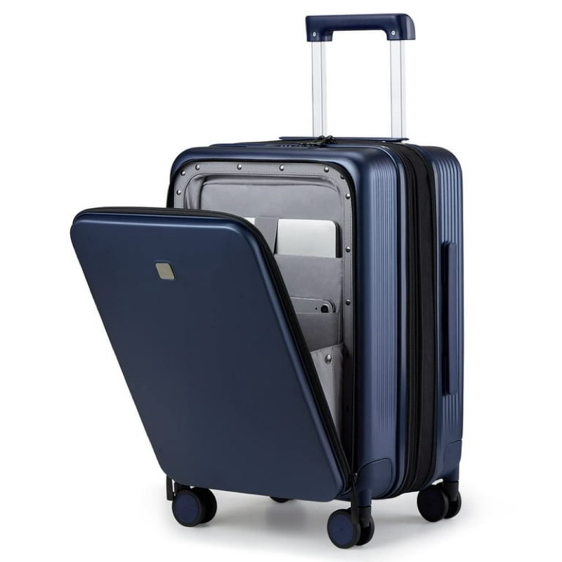 hanke 20 inch expandable carry on luggage hard shell suitcases with wheels lightweight travel luggage for weekender suitcase with lock rolling luggage with front pocket(smoke white) carry on 20-inch ext upgrade smoke white