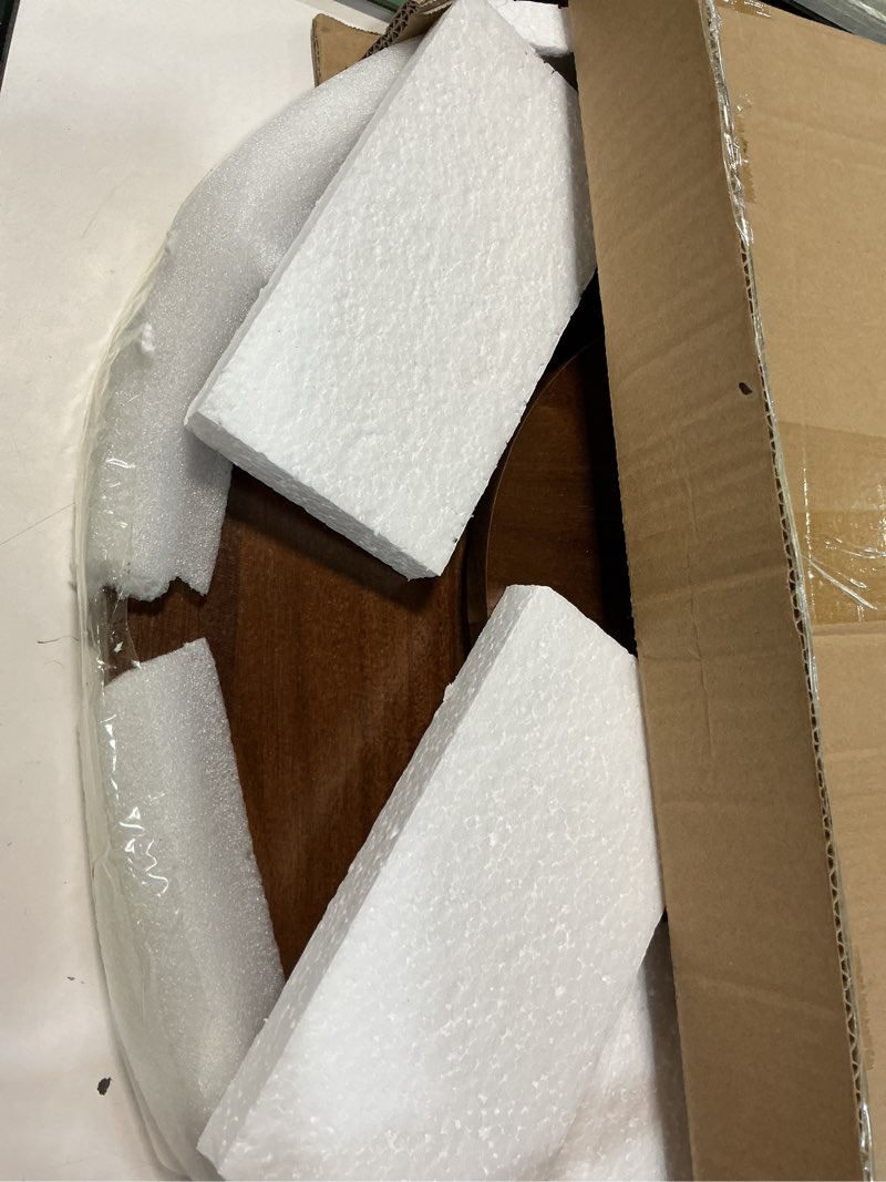 Condition photo showing Good Condition for 20'' acacia wooden lazy susan for table top,large lazy susan for dining table,table turntable storage,extra large lazy susans organizer with durable,turning turntable for cabinet,countertop or pantry 20 inch