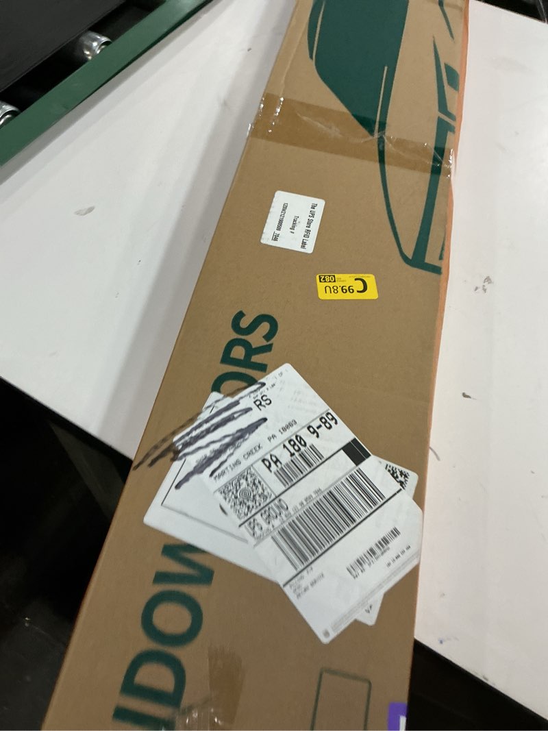 Condition photo showing New/Like New for 42.5" 1062mm Moon Sunroof Wind Deflector Visor Black Dark Smoke with Tape Universal Smoke Black Sun/Rain Guard for Sun/Moon Roof