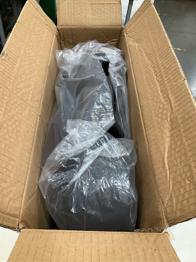 Condition photo showing Good Condition for umbrella base with wheels, umbrella stand base heavy duty 100lb windproof, fillable umbrella base mobile square umbrella stand outdoor base for patio, deck, poolside, lawn, fits most sized umbrellas large black