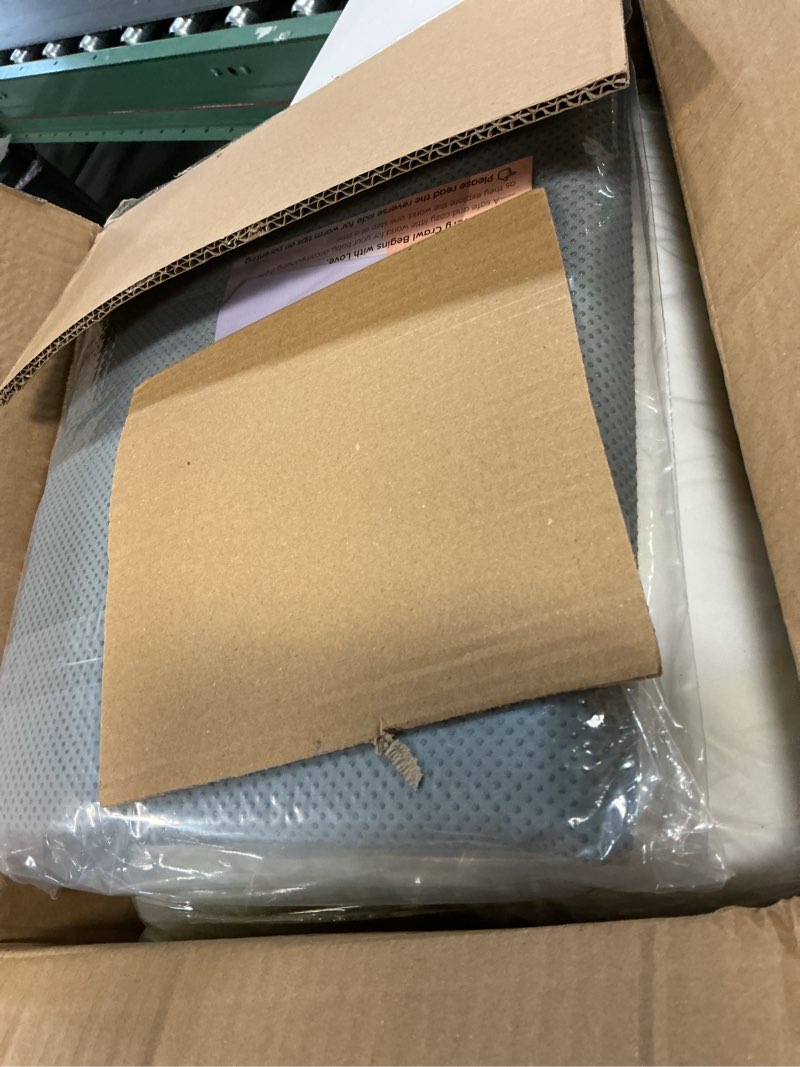 Condition photo showing New/Like New for inno stage baby play mat 50x50 inches, 1-inch thick foam play mat for babies & kids – extra soft & durable padded baby mat for floor, non-slip crawling mat for playpen, tummy time, yoga & playroom light beige 50"x50"