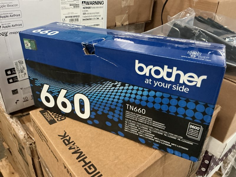 Condition photo showing New/Like New for brother tn660 toner