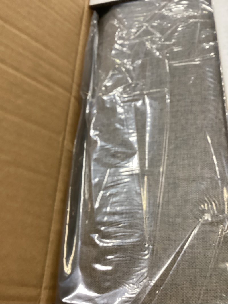 Condition photo showing New/Like New for (Similar item). Upholstered King Headboard - Easy Assemble Channel Stitched Headboard King Size Bed - Wall Mounted Headboard with 3D Soundproof Wall Panels Peel & Stick Floating Headboards for King Size Bed - Beige