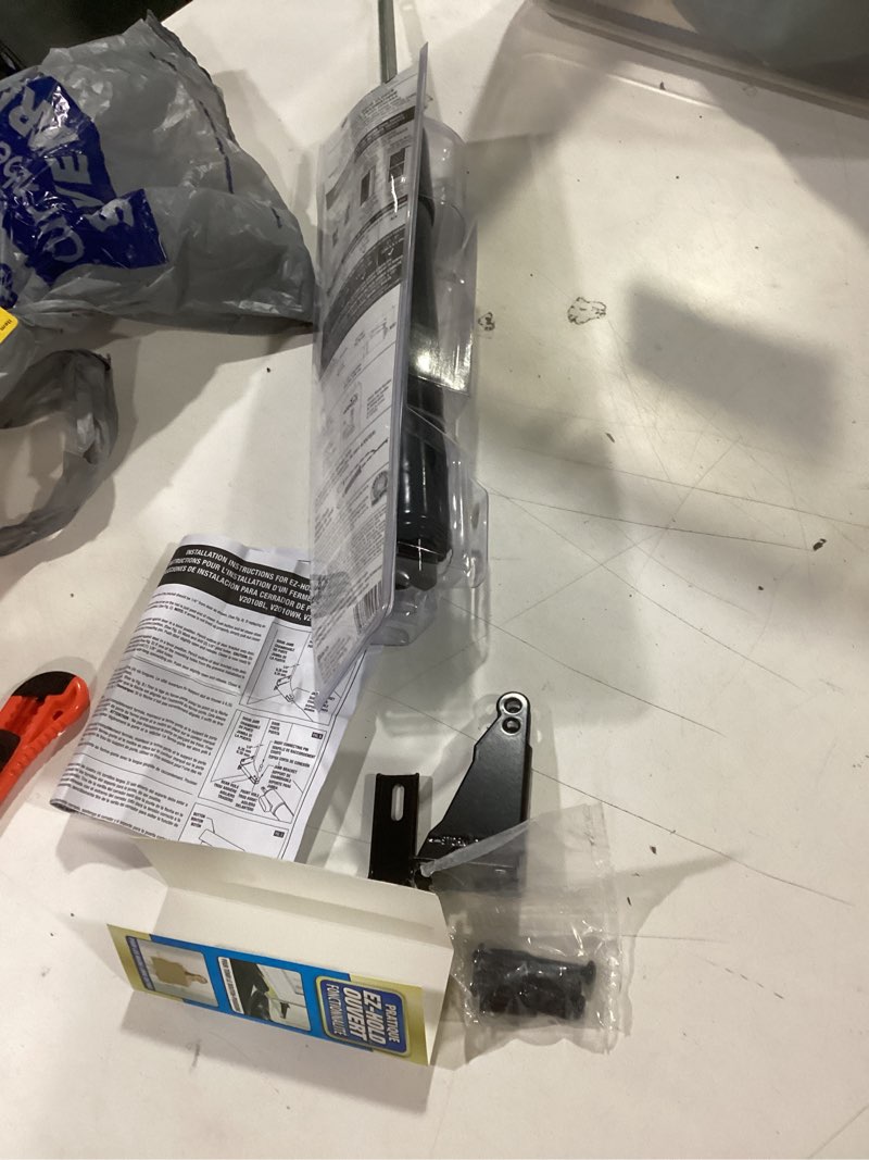 Condition photo showing As Is for WRIGHT PRODUCTS 12.875-in EZ-Hold Adjustable Black Aluminum Hold Open Screen/Storm door