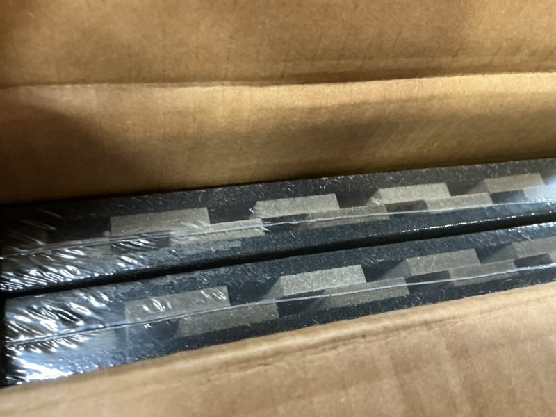 Condition photo showing New/Like New for tonor wood slatwall panels, 4 pack 47.2" x 23.6"/ 120 x60cm(31ft²) acoustic wall panels, wood slat acoustic panels for noise cancelling and home decor, living room, bedroom, office, walnut