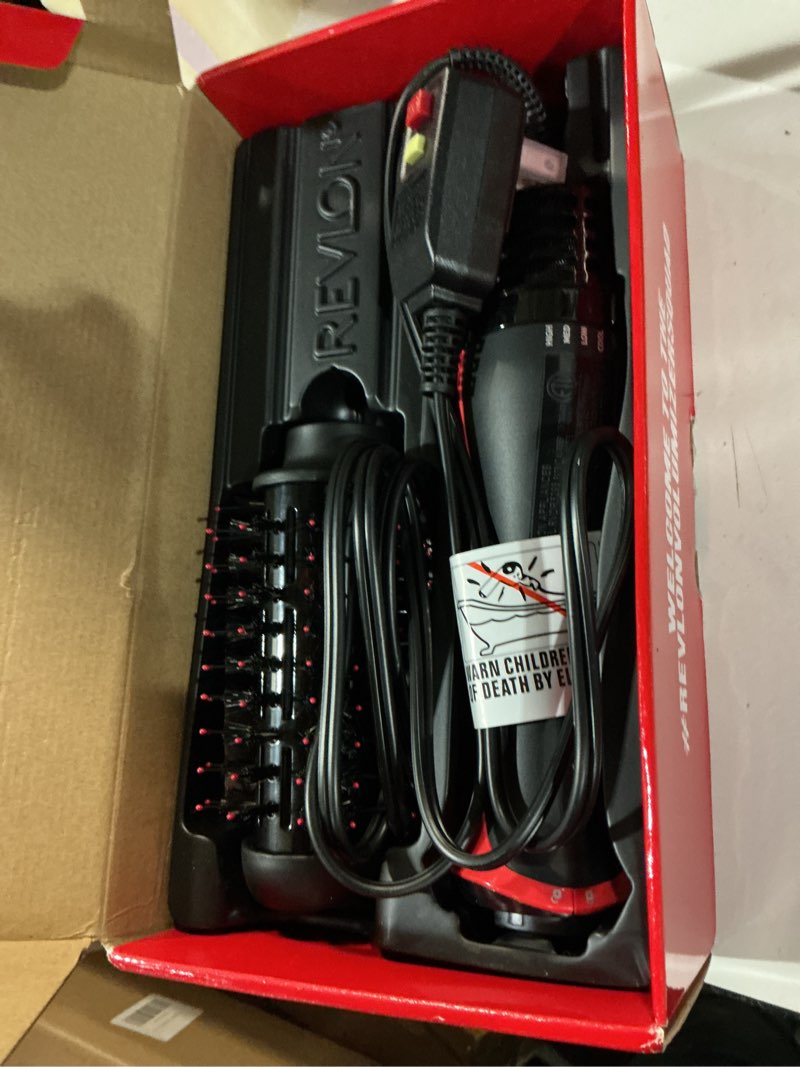 Condition photo showing Good Condition for revlon one step volumizer plus hair dryer and styler | more volume, less damage, and more styling control for easy and fast salon-style blowouts, plus travel friendly (black) black red 2.0 volumizer plus