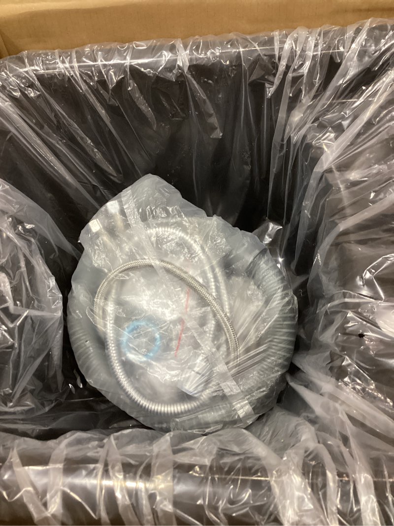 Condition photo showing New/Like New for Shampoo Bowl for Salons, Black ABS Plastic Shampoo Sink for Home, Easy to Clean and Install Salon Shampoo Bowls for Hair Stylist