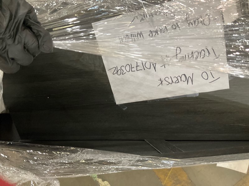 Condition photo showing As Is for black drawer