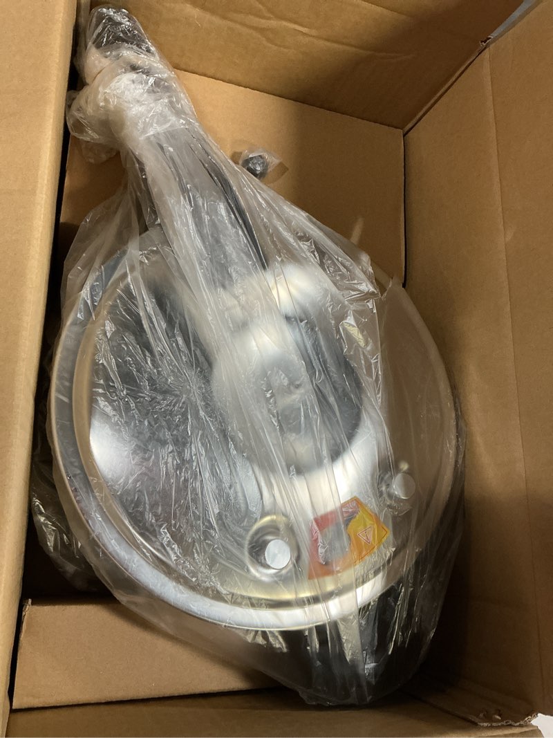 Condition photo showing Good Condition for Stainless Steel Pressure Cooker, 6.3 Quart Induction Compatible Pressure Cooker with Pressure Indicator Safeguard Devices,Compatible with Gas & Induction Cooker 6.3 Quarts