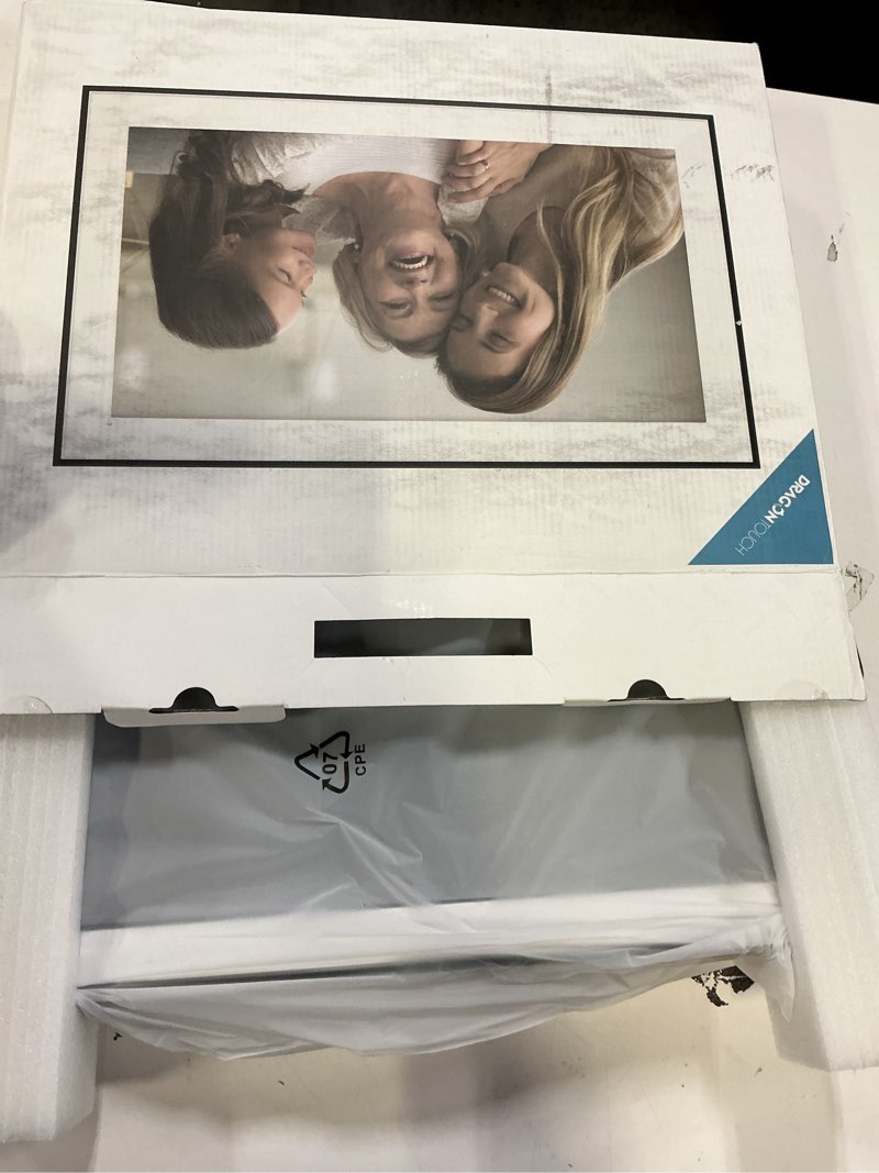 Condition photo showing Good Condition for dragon touch 15.6 inch large digital picture frame - wifi digital photo frame with 32gb storage, fhd 1080p touch screen, auto-rotate, share photos/videos instantly via free app best gifts for mom