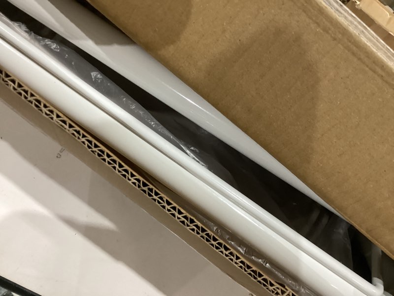 Condition photo showing Good Condition for Adjustable TV Tray Tables with 6 Height & 3 Tilt Angle, Folding TV Dinner Tray,TV Table with Cup Holder on Bed & Sofa (1 Pack, White) White 1 Pack