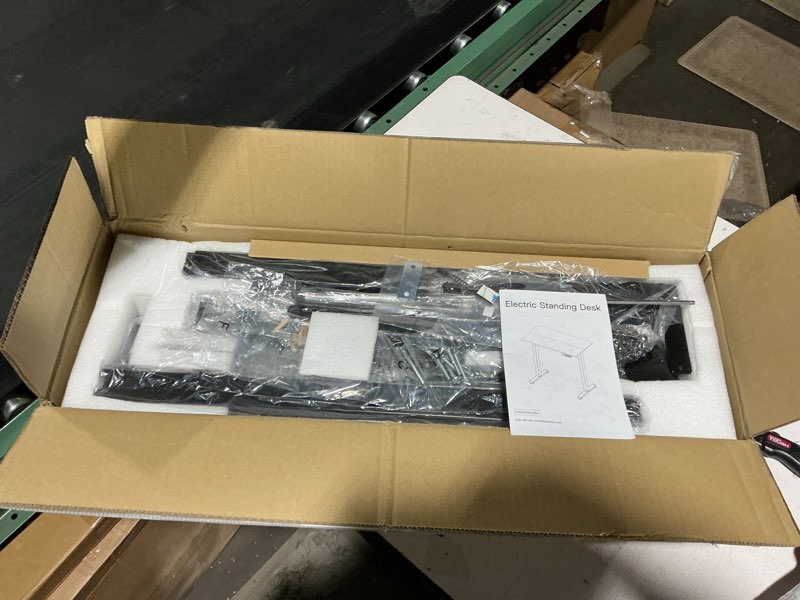 Condition photo showing Good Condition for bestar adjustable table, 30 x 60", black