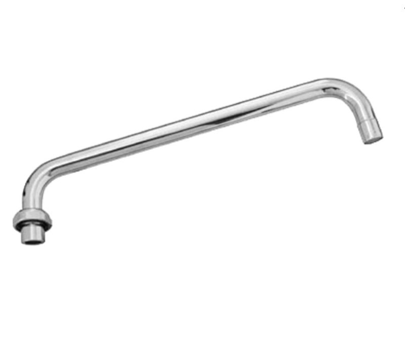 T&S Brass 5SP-14 Nozzle, Swing, 14" Length, 3/4-27UN Laminar Outlet Device, Chrome