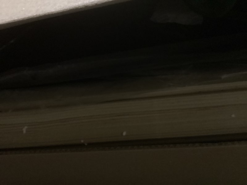 Condition photo showing Good Condition for Rolanstar Queen Bed Frame with LED Lights and Charging Station, Upholstered Bed with Drawers, Wooden Slats, Noise Free, Easy Assembly, Dark Gray Grey Queen