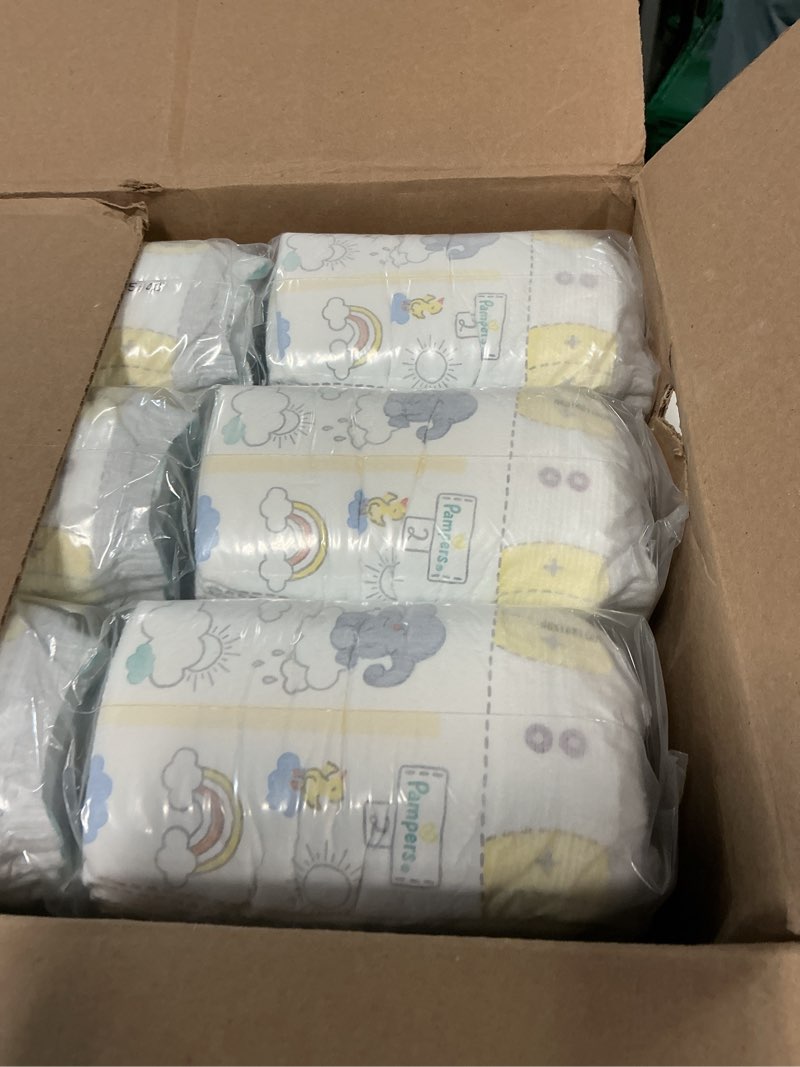 Condition photo showing New/Like New for Pampers Baby Diapers - Swaddlers - Size 2, 186 Count, Ultra Absorbent Disposable Infant Diaper