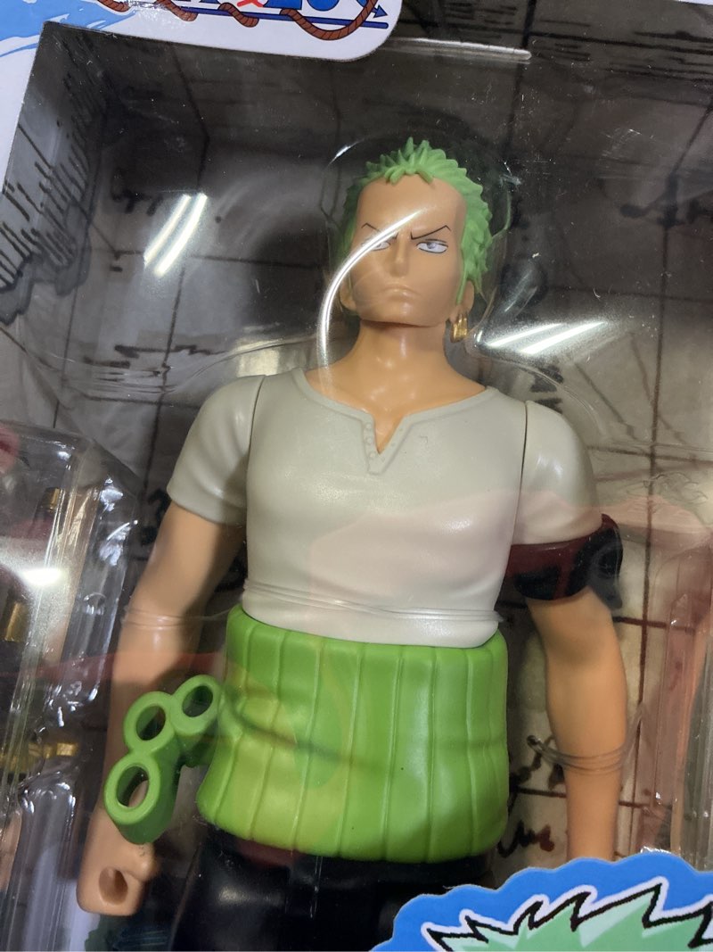 Condition photo showing Good Condition for anime heroes mega - one piece - roronoa zoro 12" action figure