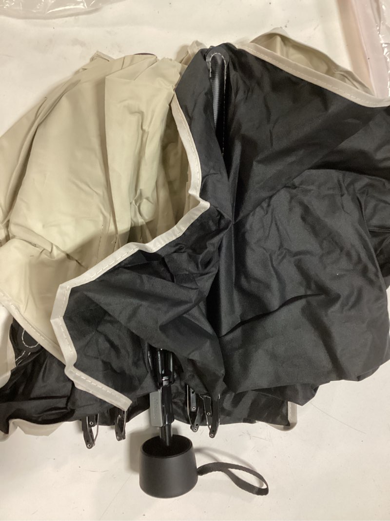 Condition photo showing As Is for nmoiss windshield sun shade umbrella for for toyota suv - [vinyl coating heat shield] protect car from sun rays & heat damage keep cool and protect interior, spring structure edge