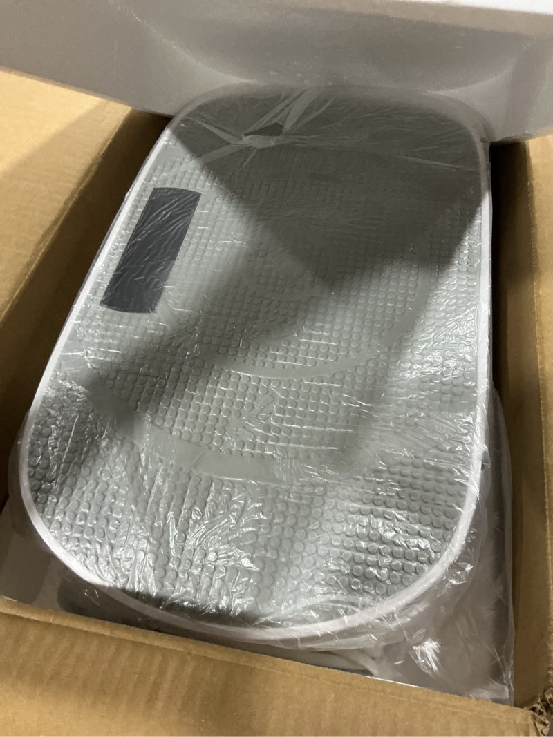 Condition photo showing Good Condition for merach vibration plate exercise machine, curved vibration plate for lymphatic drainage weight loss, vibrating plate with real-time calorie tracking on led display, workout equipment for home women men grey