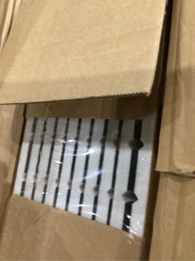 Condition photo showing New/Like New for Art3dwallpanels 10 Pack Acoustic Panels, 48" X 12" X 0.43" Soundproof Wall Panels, Self Adhesive High Density Sound Absorbing Acoustic Treatment for Recording Studio, Office, Black and White 10 Pack 12''x48'' Black and White