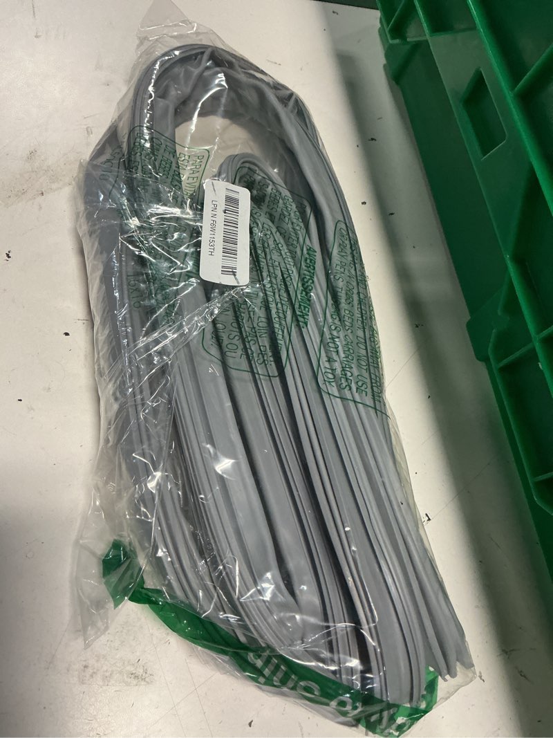 Condition photo showing As Is for upgraded mds64172919 freezer door gasket compatible with kenmore lg refrigerator freezer door gasket mds38201406 mds38201419 lfc25776st lfc28768st freezer seal lg refrigerator door gasket gray 35"x24"