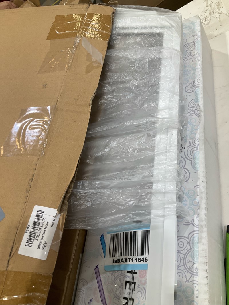 Condition photo showing New/Like New for 240599301 shelf frame without glass refrigerator delicatessen drawer cover for frigidaire, kenmore, crosley refrigerator replaces 1037664, ah899475, ea899475