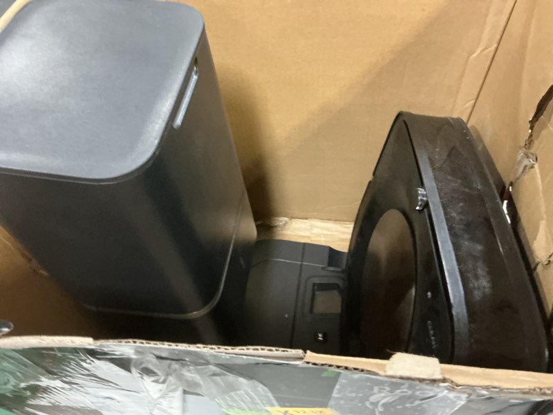 Condition photo showing As Is for irobot roomba s9+ self emptying robot vacuum - self-empty for 60 days, detects & cleans around objects in your home, smart mapping, powerful suction, corner & edge cleaning