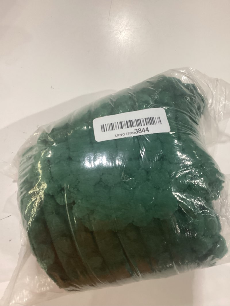 Condition photo showing Good Condition for puncuntex green throw blanket 50"×60" decorations fleece super soft plush fuzzy cozy blanket with square 3d jacquard grid design luxury lightweight for couch sofa chair,dark forest green 50"×60" dark green